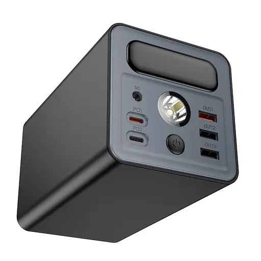 Портативна батарея - зовнішній АКБ Hoco J138 60000 mAh 12в power bank - фото 4