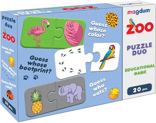 Гра настільна розвиваюча Парочки Зоопарк ME5032-11 EN - фото 2