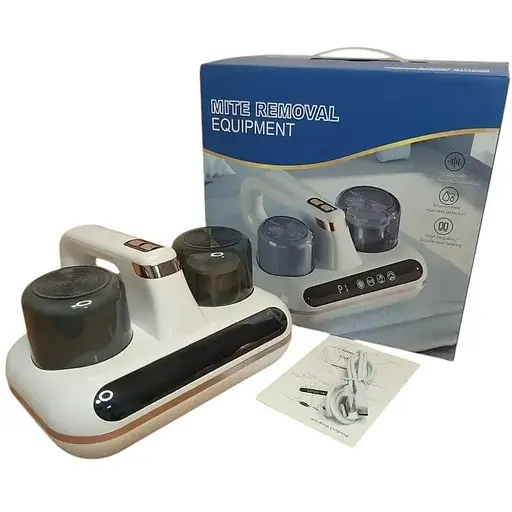 Умный очиститель от клещей Grand беспроводной с ультрафиолетовой стерилизацией и HEPA-фильтром белый