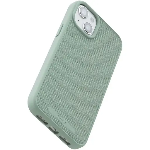 Чохол-накладка Njord Fabric MagSafe Case Turquoise для iPhone 15 Plus - фото 5