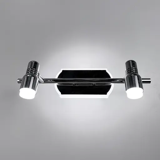 Бра Line F для інтер'єрного підсвічування на 2 плафони у хромовому корпусі Арт. 8424/2 CH - фото 1