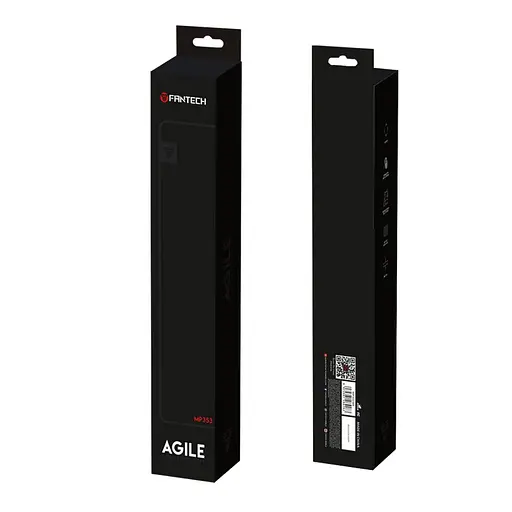 Килимок для мишки Fantech Agile MP353 SPEEDSILK 300x300x4 мм чорний - фото 2