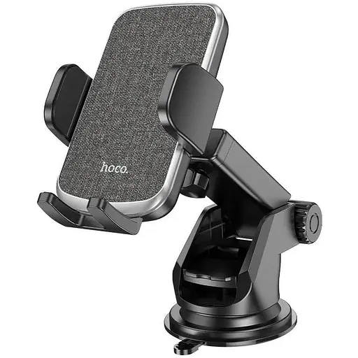 Держатель для телефона в машину Hoco CA95 Polaris push-type telescopic suction cup car holder - фото 1