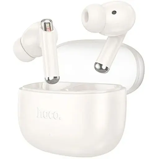 Бездротові TWS навушники Hoco EQ12, вакуумні, BT5.3, 40mAh, 350mAh, 7h, 32h, white
