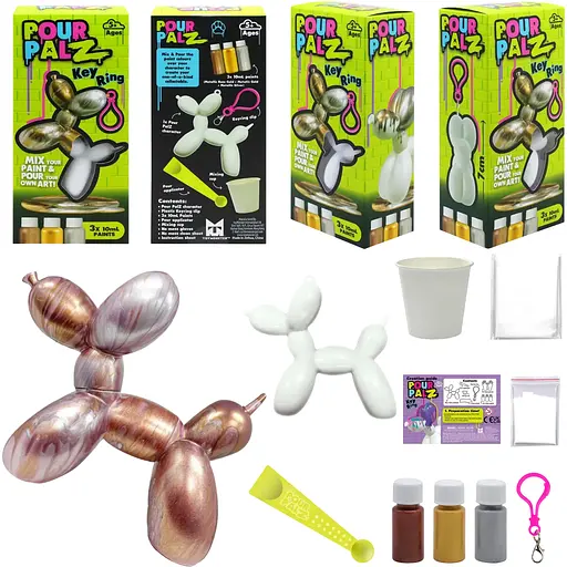Набор для творчества ToyMonster Pour Palz Брелок Balloon Dog в ассортименте (GS-G18194) - фото 4