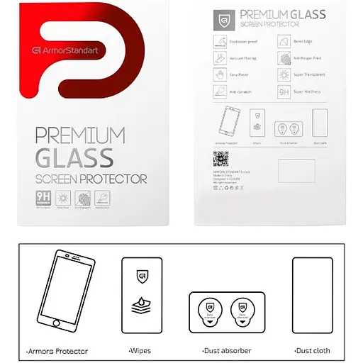 Защитное стекло ArmorStandart Full Pro Glass для Poco X7 Pro Black (ARM82715) [128558] - фото 4