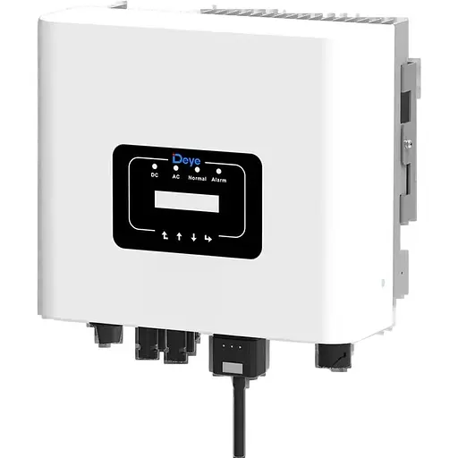 Сетевой солнечный инвертор однофазный Deye (on-grid) SUN-6K-G04, 6кВт, 2 МРРT(70-500V), WiFi, RS485/RS232, IP65 (330x323x190mm), 8 кг