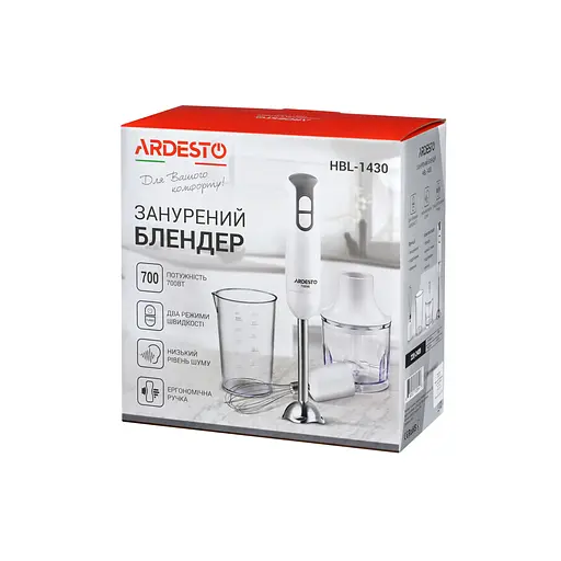 Занурювальний блендер Ardesto HBL-1430 - фото 6