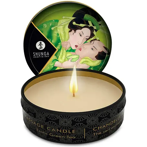 Масажна свічка Shunga Mini Massage Candle - Exotic Green Tea (30 мл)