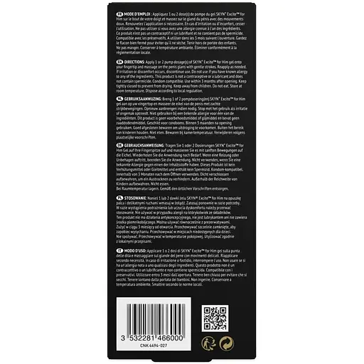 Стимулювальний гель для пеніса Skyn Excite for him 15 мл - фото 4