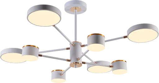 Люстра светодиодная акриловая Sirius B X13288/8 WT+FGD - фото 4