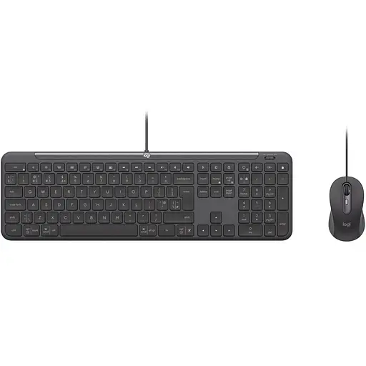 Комплект (Клавіатура та Миша) Logitech Signature Slim MK620 Wired Combo for Business Graphite - фото 1