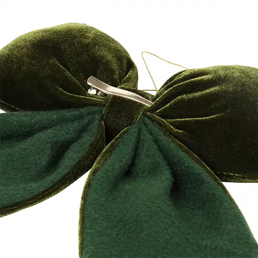 Украшение декоративное Yes! Fun Бант 24x18 см темно-зеленое (975081) - фото 4