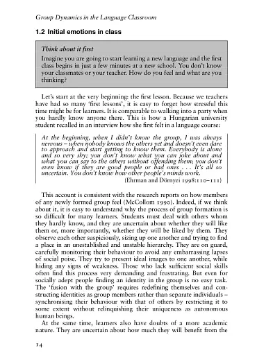 Group Dynamics in the Language Classroom - фото 4