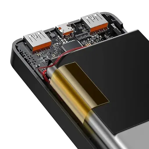 Портативный зарядний повербанк Baseus Bipow Digital Display 30000 mAh на 20 W LED-дисплей + кабель оригінал - фото 5