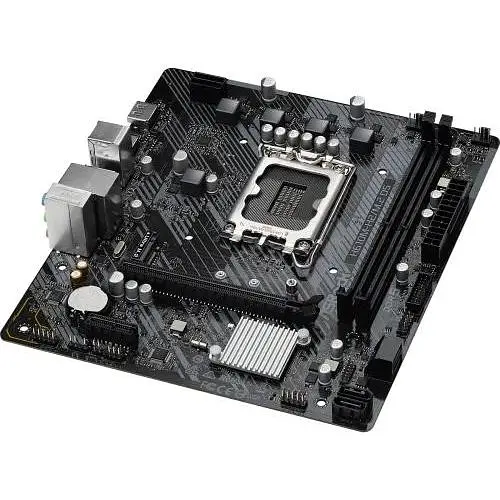 Материнська плата ASRock LGA1700, H610M-H2/M.2 D5, H610, 2xDDR5, Int.Video(CPU), 4xSATA3, 1xM.2, 1xPCI-E 4.0 x16, 1xPCI-E 3.0 x1, ALC897, RTL8111H, 4xUSB3.2/6xUSB2.0, 2xHDMI, MicroATX - фото 3