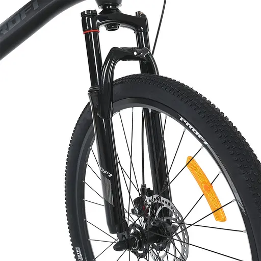 Велосипед SKD75 MTB 2605-1, 26 дюймів, сталева рама 16 Sunrun 24SP чорний - фото 4