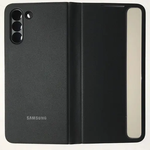 Оригінальний чохол-книжка Samsung для Galaxy S21 Black S-View Clear View Cover Smart EF-ZG991CBEGRU - фото 9
