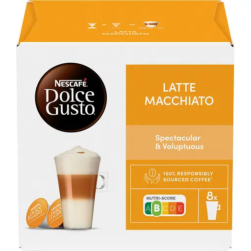 Уцінка. Кава в капсулах NESCAFE Dolce Gusto Latte Macchiato 16 шт. 183.2 г  - фото 5