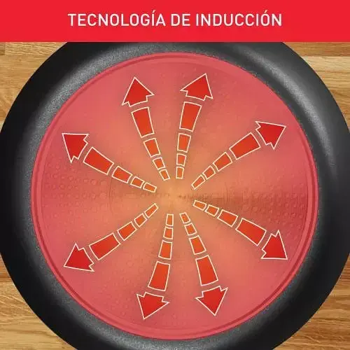 Сковорода Tefal Force 28 см, Titanium 2X (C2920602), с двухшаровым титановым антипригарным покрытием - фото 5