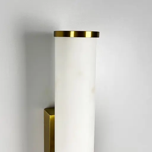 Бра Line F з імітацією мармуру з латунним корпусом Ø6х30 см Арт. WJ366/60*300H - фото 5