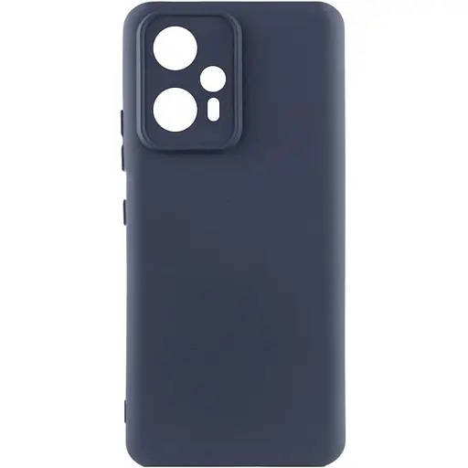 Чехол Silicone Cover Lakshmi Full Camera A для Xiaomi Redmi Note 12T Pro Синий / Midnight Blue