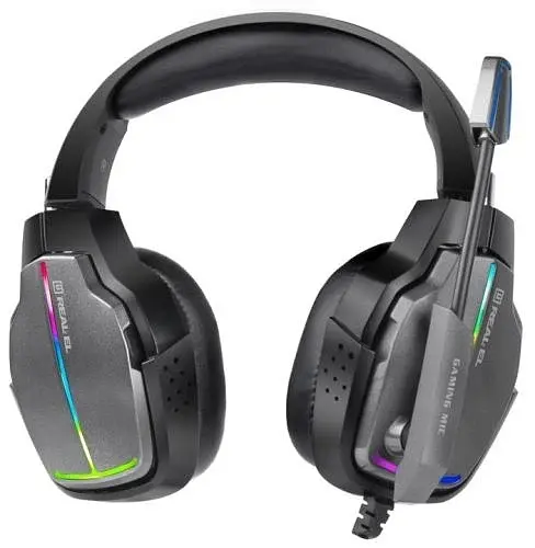 Наушники GDX-7780 Surround 7.1, Black REAL-EL teh0023885 - фото 2