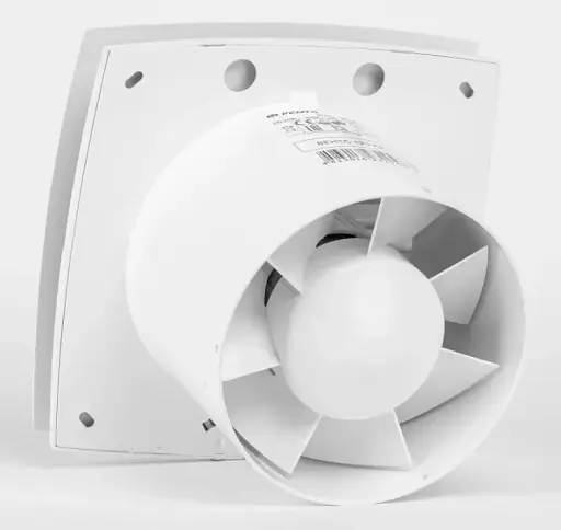 Вентилятор вытяжной бытовой Vents 125 ЛД белого цвета - фото 5