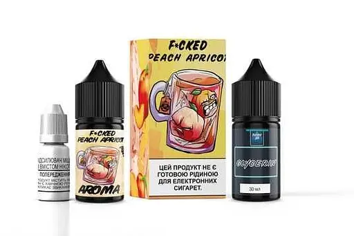Набор компонентов для самозамеса солевой заправки Fucked Mix Salt 30 мл Peach Apricot Tea, 50 мг (16902)