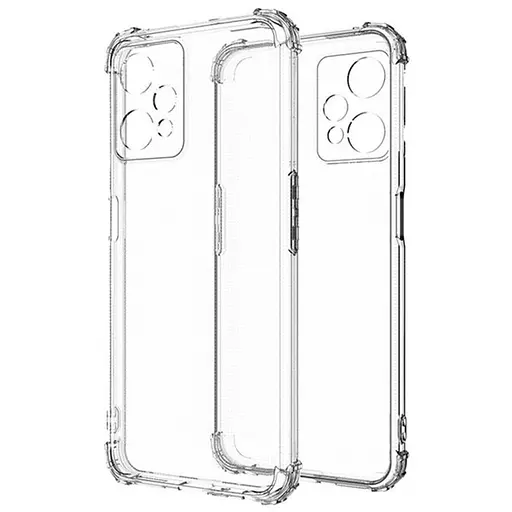 TPU чехол GETMAN Ease logo усиленные углы Full Camera для Realme 9 Pro Бесцветный (прозрачный) - фото 2