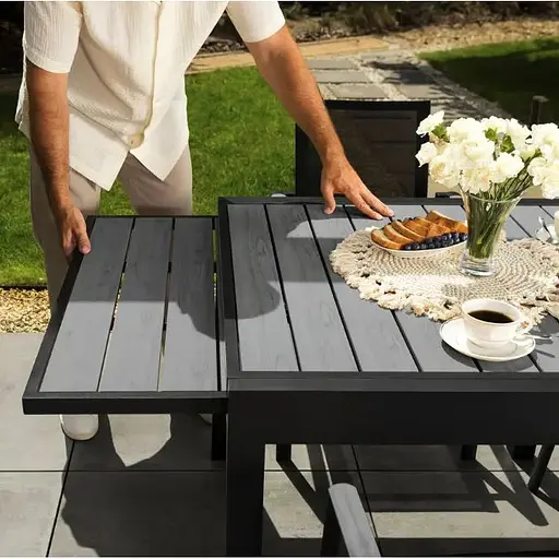 Стол Di Volio Comlo раздвижной серый - фото 2