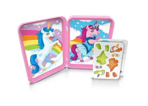 Настольная игра YaGo Дорожная магнитная игра Одень единорога (укр.) (40296) - фото 2