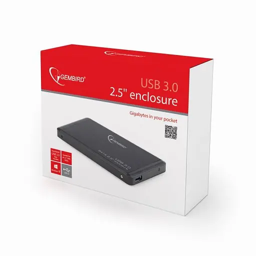 Внешний карман Gembird EE2U3S2, 2.5 SATA HDD/SDD USB3.0  - фото 3