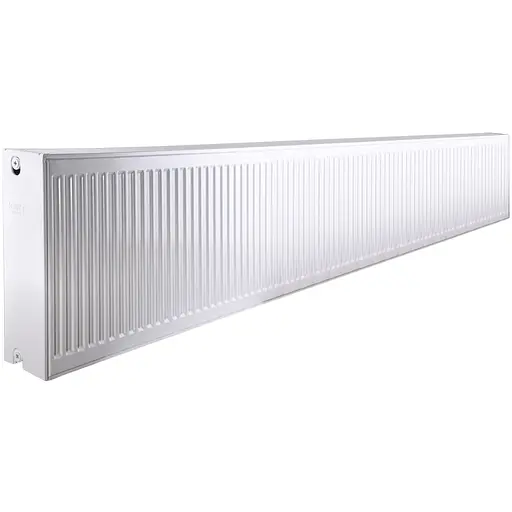 Радіатор сталевий панельний Kalite 33 низ/справа 500x3000 (без INNER) 000025487, Білий - фото 1