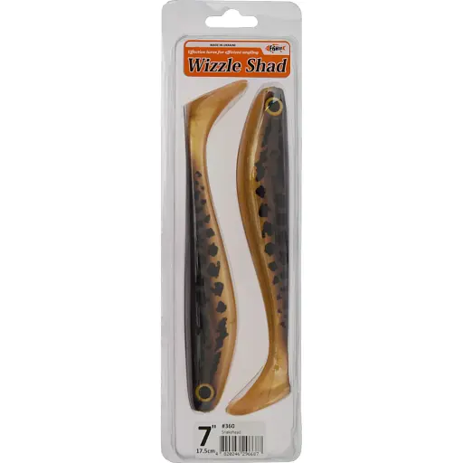 Силикон FishUP Wizzle Shad 8" #360 Snakehead (1 шт/уп) - фото 2
