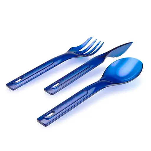 Комплект GSI Outdoors ніж виделка ложка Stacking Cutlery Set (1099-72602) - фото 2