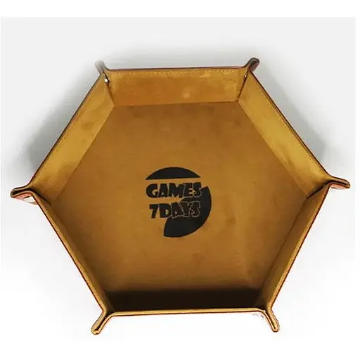 Настольная игра Games 7 Days Лоток для кубиков Hexagon dice tray - Brown (g7dhexdt03) - фото 1