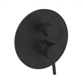 Змішувач для ванни/душу на 3 споживача Paffoni Light black matt LIG019NO, Чорний матовий - фото 1