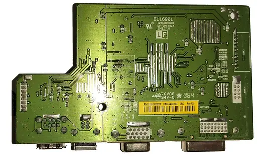 Материнская плата монитора DELL 1909W (ILIF-009 Rev.A) "Б/У" - фото 2