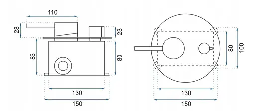 Душова система прихованого монтажу Rea Lungo + Box з виливом white matt REA-P6611, Білий матовий - фото 4