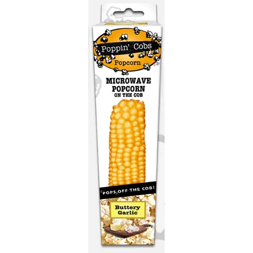 Кукурудза Poppin' Cobs для попкорну масло-часник 132 г