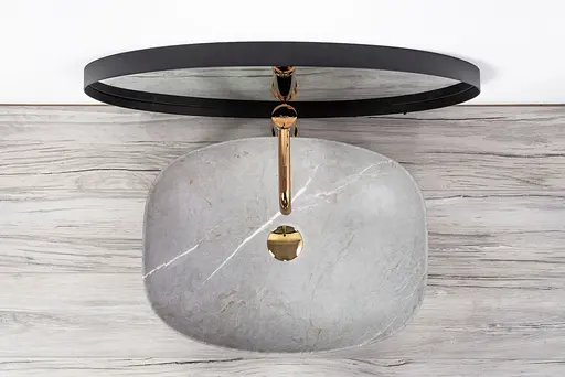 Умивальник Rea Freja grey накладний REA-U6648, Сірий - фото 3