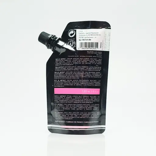 Акрилова фарба Sennelier Abstract, 120 мл, Флуоресцентний рожевий (Fluo Pink) - фото 2