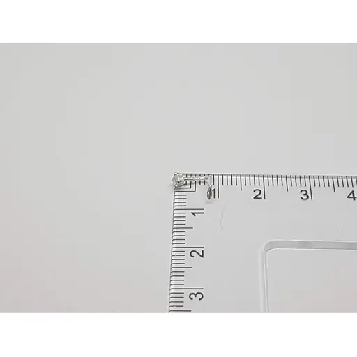 Срібна сережка-пірсинг в ніс Dear. 1017.1С - фото 2