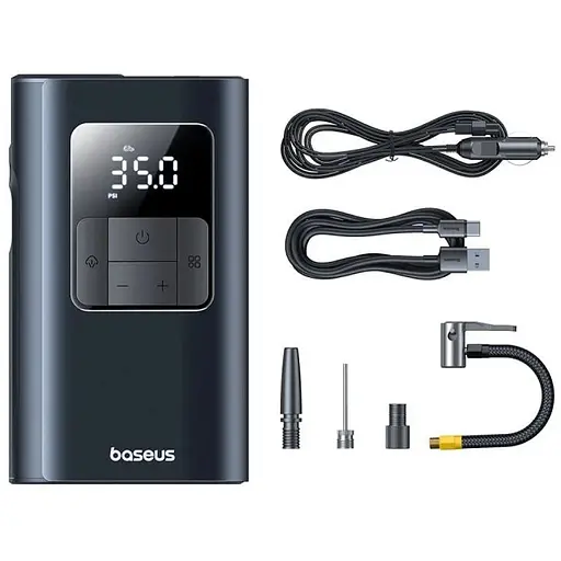 Портативний насос Baseus PrimeTrip VA1 2-in-1 1750 mAh (C11169001121-00) Cosmic Black - фото 3