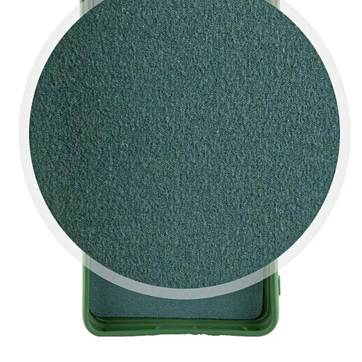 Чохол Lakshmi Silicone Cover Full Camera (AA) для Xiaomi Poco X6 Pro Зелений / Dark green - фото 3