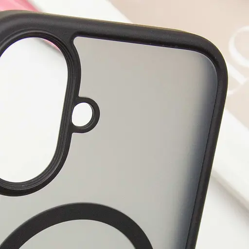 Чохол Epik TPU+PC Metal Buttons with MagSafe для Apple iPhone 16, 6.1 Чорний - фото 4