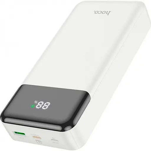 Зовнішній акумулятор Hoco J102A Cool Figure 20000mAh 20W White [101279] - фото 2
