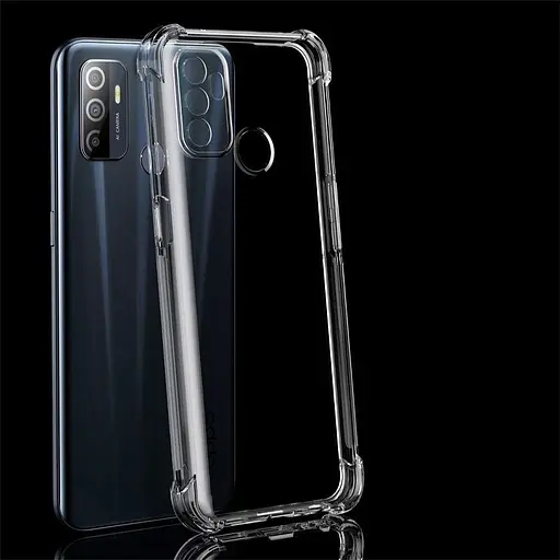 TPU чехол Getman Ease logo усиленные углы Full Camera для Oppo A53/A32/A33 Бесцветный (прозрачный) - фото 4