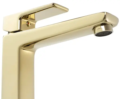 Смеситель для умывальника Rea Orix низкий gold REA-B6163 Золотой - фото 3